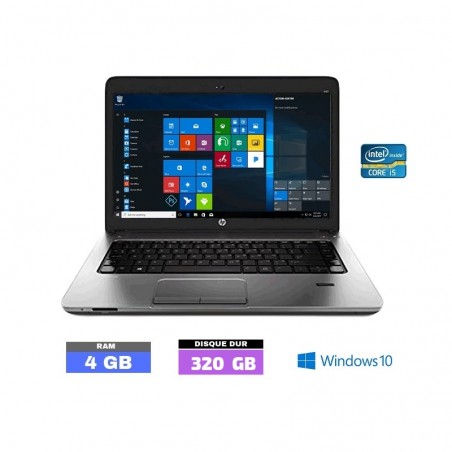 HP Probook 430 G2 Core i5 - 4Go RAM  sous Windows 10  - N°020303