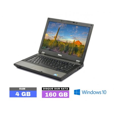 DELL LATITUDE E5410 - Core I5 - hdd 160 gO - Windows 10 -RAM 4 Go - 021003 - GRADE B