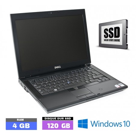 DELL E6400 - SSD 120 Go - Windows 10 - Ram 4 Go - N°021250