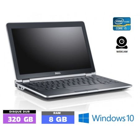 DELL Latitude E6330 - Windows 10 - Core I5 - Ram 8 Go - WEBCAM - Grade D - N°030101