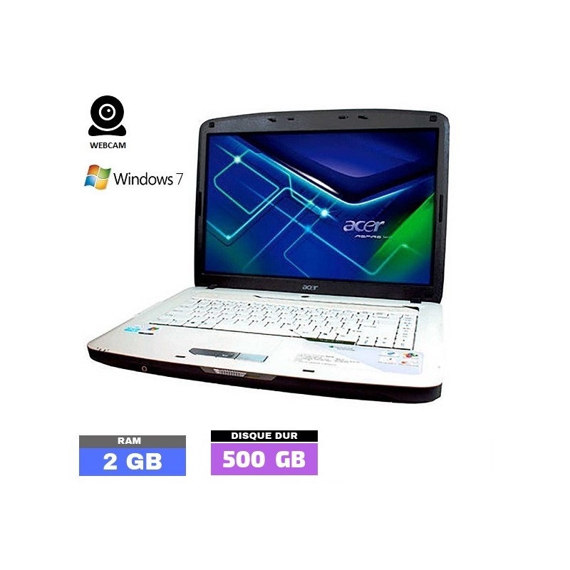 PC Portable ASPIRE 5315 - Windows 7 - WEBCAM - Ram 2 go -N°030401 - GRADE B