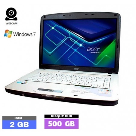 PC Portable ACER ASPIRE 5315 - Windows 7 - WEBCAM - Ram 2 go -N°030401 - GRADE B