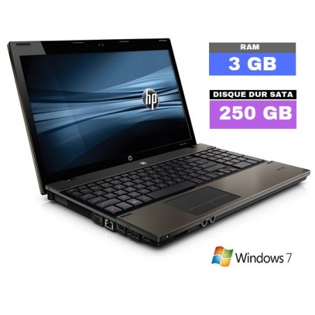 HP PROBOOK 4520S - Windows 7 - Ram 3 Go - Grade D - N°031107
