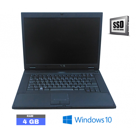 DELL LATITUDE E5500 Sous Windows 10 - GRADE D - SSD 120 GO - Ram 4 Go - N°031510