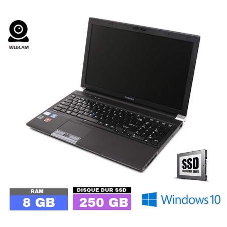 TOSHIBA TECRA R950  Core I5 - Windows 10 - WEBCAM -  SSD 250 Go- Ram 8 Go  N° 032210 - GRADE B