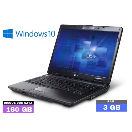 ACER TRAVELMATE 5320 - Windows 7 - HDD 320 Go - Ram 3 Go - Grade D - N°032220
