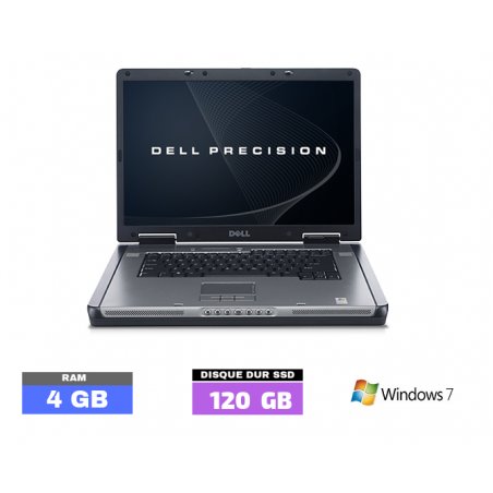 DELL PRECISION M90 Sous Windows 7 32 BITS - SSD - Ram 4 Go- N°032602 - GRADE B