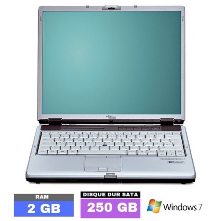 FUJITSU LIFEBOOK S7110 - Windows 7 - GRADE D - HDD 160 Go - Ram 2 Go - N°033002