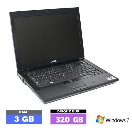 DELL LATITUDE E6400 Rouge - Windows 7 - Ram 3 Go - Grade D - N°041509