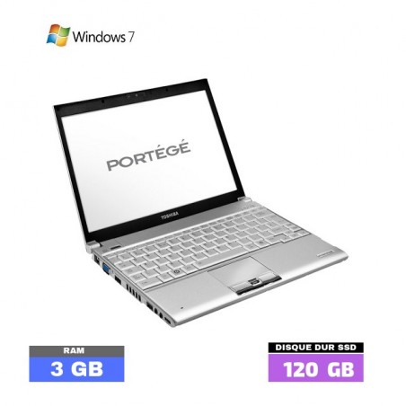 TOSHIBA PORTEGE R600 - Windows 7 - Ram 3 Go - N°042105 - GRADE B