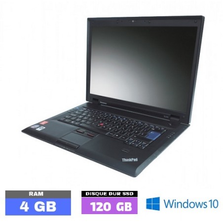 LENOVO THINKPAD SL500 Sous Windows 10 - SSD 120 GB - WEBCAM - N°042111 - GRADE B