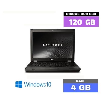 DELL LATITUDE E5410 - Core I5 - Windows 10 - SSD 120 Go - RAM 4 Go - N°042205