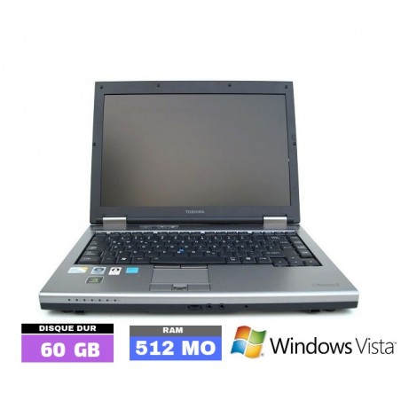 TOSHIBA TECRA M5 - Windows Vista - Ram 512 Mo - Grade D - N° 042311