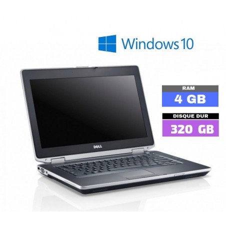 DELL Latitude E5430 - Windows 10 - Core I5 - HDD 320 Gb - Ram 4 Go - Grade D - N°050312
