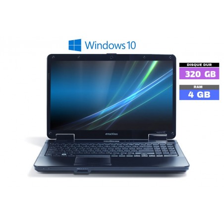 EMACHINES G430 - Windows 10 - WEBCAM - Ram 4 Go - N°120506 - GRADE B