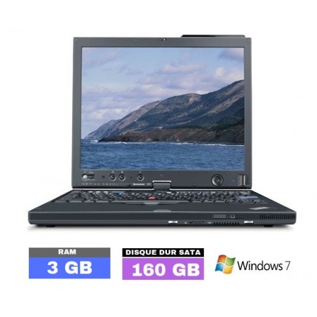 Lenovo Thinkpad X61 - Windows 7 - Ram 3 Go- N°120509