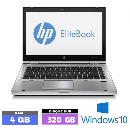 HP ELITEBOOK 2560P - Windows 10 - CORE I5 - 4Go RAM - Webcam - Grade D - N°190507