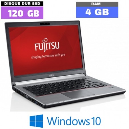 FUJITSU LIFEBOOK E734 - Core I5 - Windows 10 - Ram 4 Go - Webcam - N°200501