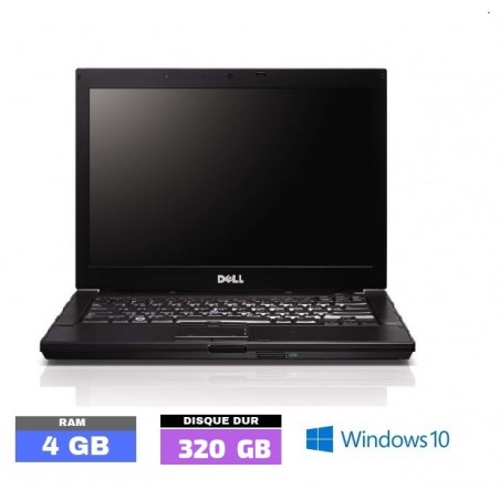 DELL LATITUDE E6410 - Windows 10 - HDD 320 - Ram 4 Go - Grade D - N°250501