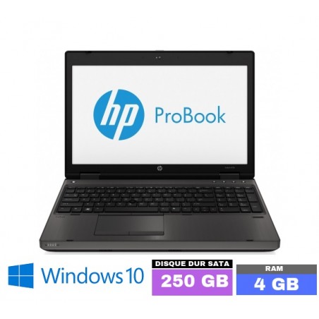 HP PROBOOK 6570B - Windows 10 - CORE  I5 - Ram 4 Go - WEBCAM - Grade D - N°052602