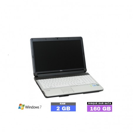 FUJITSU LIFEBOOK S7210 - Windows 7 - Ram 2 Go - HDD 160 Go - Batterie HS - Grade D - N°012703