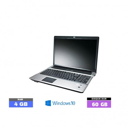 HP COMPAQ 6820S - Windows 10 - SSD 60 Go - 17 pouces -  4 Go RAM - N°170201 - GRADE B