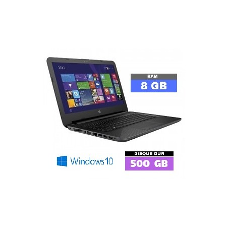 HP 250 G4 - Windows 10 - Ram 8 Go - 500 Go HDD Grade C - N°250298