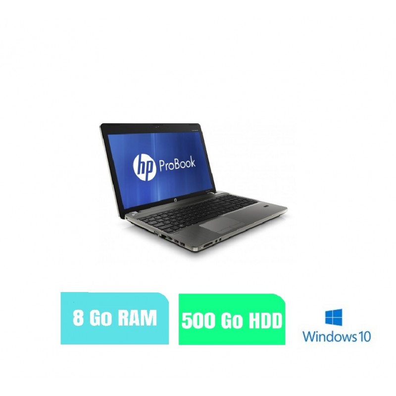 HP PROBOOK 4530S - Windows 10 - Ram 8 Go - HDD 500 Go - Webcam - N