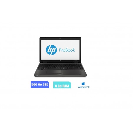 HP PROBOOK 6570B  - Windows 10 - Core I5 - SSD 500 Go - Ram 8 Go - N°040318 - GRADE B