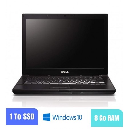 DELL LATITUDE E6410  Windows 10 - SSD 1000 Gb - Core I5 - Ram 8 Go - N°110306
