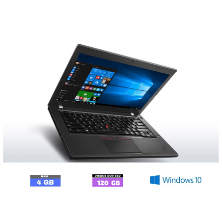 LENOVO T460 - Core I5 6EME GENERATION - Windows 10 - SSD 120 gb - Ram 4 Go - N°052550