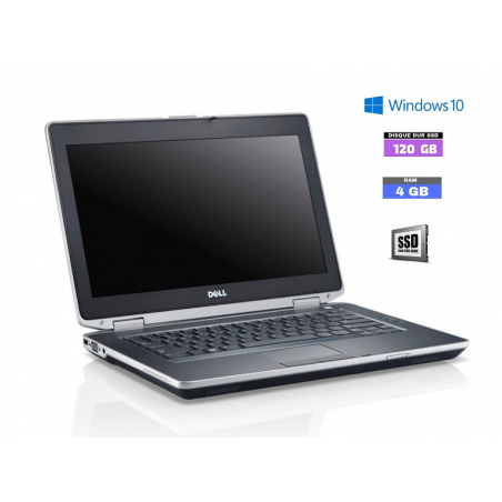 DELL Latitude E6430 Sous Windows 10 Core I5 - SSD 120 GB -  Ram 4 Go- N°032860 - GRADE B