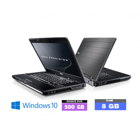 DELL PRECISION M4500 - Windows 10 - Core I5 -  Ram 8 Go  - N°020701 - GRADE B
