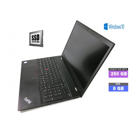 LENOVO T570 - Core I5 7ème génération - WEBCAM - Windows 10 - WEBCAM - SSD 250 - Ram 8 Go - N°020506 - GRADE B