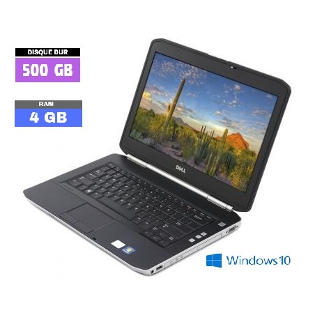 DELL E5420 Core I3 - Windows 10 - HDD 500 Go - WEBCAM - Ram 4 Go- N°040505 - GRADE B