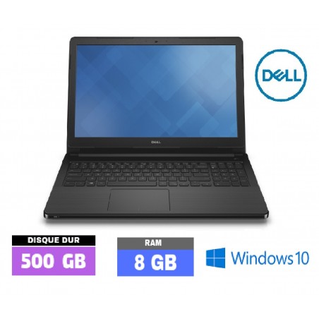DELL VOSTRO 3558 - Windows 10 - WEBCAM - Ram 8 Go - SSD 500 GO - N°050510 - GRADE B