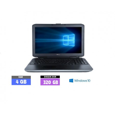DELL LATITUDE E5530 - Windows 10 GRADE D - Core I5 - Ram 4 Go - 320 GO HDD - N°060504