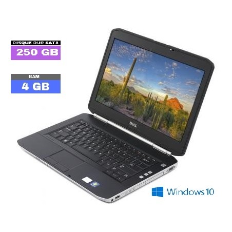DELL E5420 Core I3 - Windows 10 - HDD 250 Go - WEBCAM - Ram 4 Go- N°090505 - GRADE B