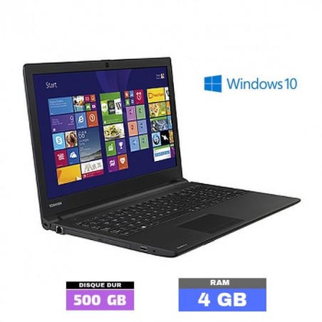 Toshiba Satellite Pro R50 - Windows 10 - WEBCAM - RAM 4 Go - HDD 500 GO - N°100501