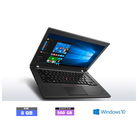 LENOVO T460 - Core I5 6EME GENERATION -WEBCAM - Windows 10 - HDD 500 gb - Ram 8 Go - N°100507