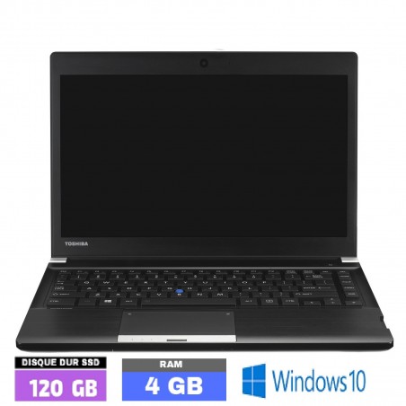 TOSHIBA PORTEGE R930  Core I3 - Windows 10 - SSD 120 GO - Ram 4 Go  N° 030601