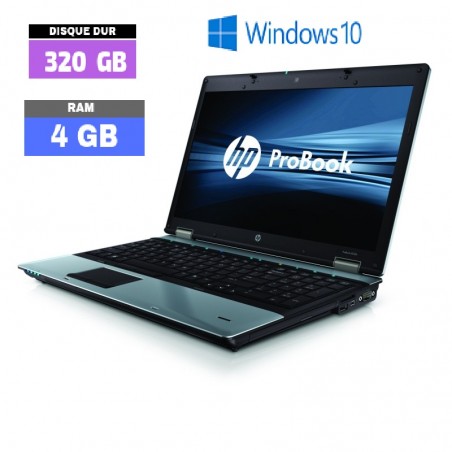 HP PROBOOK 6550B Celeron Windows 10 - HDD 320 GO - Ram 4 Go - N°030604