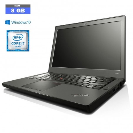LENOVO X240 Core I7 - Sous Windows 10 - WEBCAM - HDD 1 To - Ram 8 Go - N°050701 - GRADE B