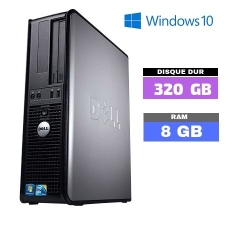UC DELL OPTIPLEX 380 Sous Windows 10 - Ram 8 Go - N° 102102 - GRADE B