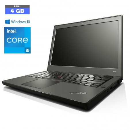 LENOVO X240 Core I5 - Ecran Tactile - Sous Windows 10 - WEBCAM - HDD 500 Go - Ram 4 Go - N°120801 - GRADE B