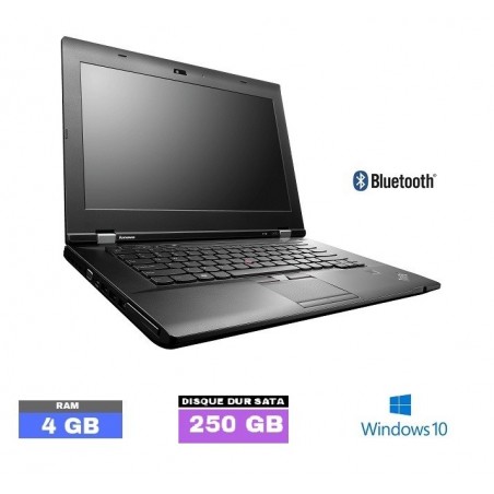 LENOVO THINKPAD L530 I3 grade d - Windows 10 - HDD 250 GO - Ram 4 Go - WEBCAM - N°120802