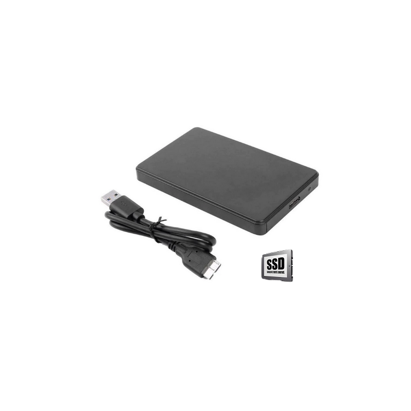Disque SSD 250 Go Externe USB 2.0 - Ref : DISSSD250-01