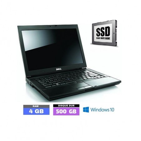 DELL E4300 Sous Windows 10 - GRADE C - RAM 4 Go - SSD 500Go- N°300802