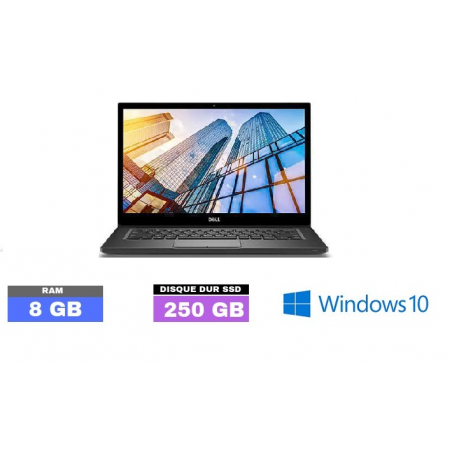 DELL E7390 - Windows 10 - SSD 250 Go - Ram 8 Go - N°060922 - GRADE B
