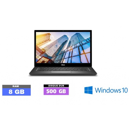 DELL E7390 - Windows 10 - SSD 500 Go - Ram 8 Go - N°060922 - GRADE B